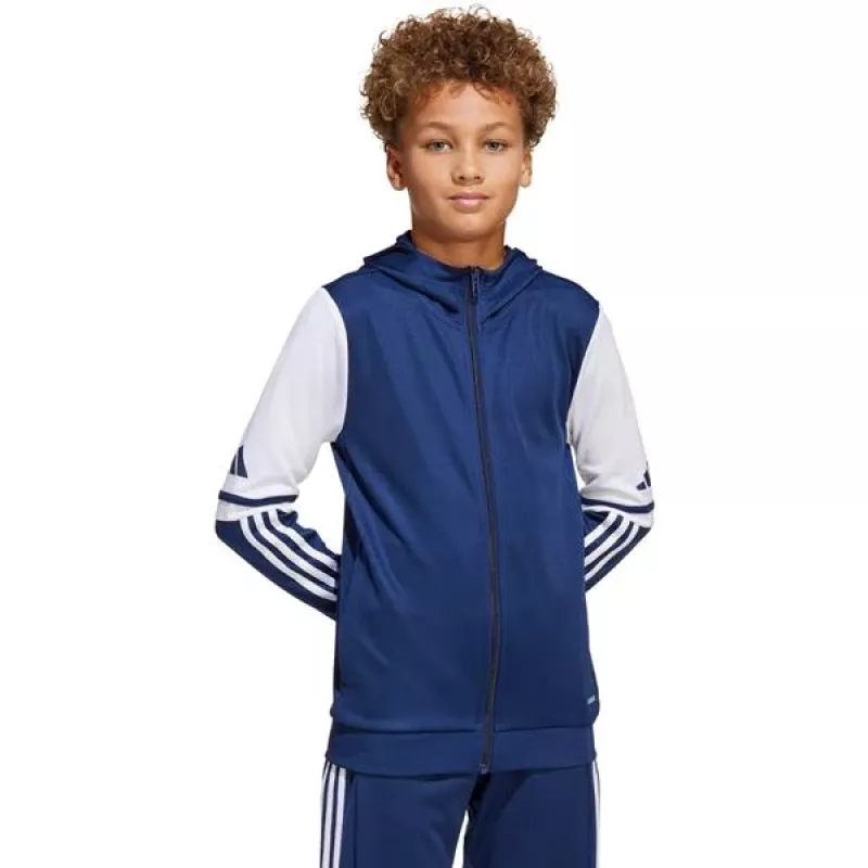 adidas Squadra 25 Hoody Kinder Navy Blau/Weiß 164cm