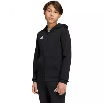 adidas Entrada 26 Full Zip Hoodie Kinder Schwarz 116cm