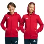 adidas Entrada 26 Full Zip Hoodie Rot KH1781 164cm
