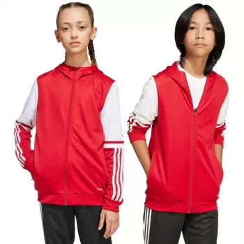 adidas Squadra 25 Hoody Kinder Rot/Weiß 140cm