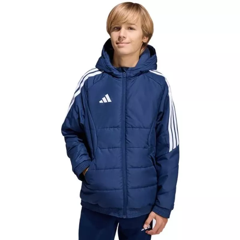 adidas Tiro 26 Winter Kinderjacke Marineblau Größe 140 cm