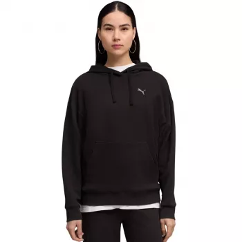 Puma Damen ESS Elevated Comfort Hoodie Schwarz 691814 01 M