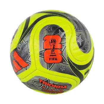 adidas World Cup 26 Trionda Pro Winter Fußball Größe 5 Grün/Schwarz/Silber JD8023