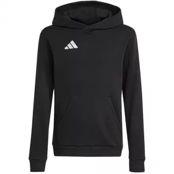 adidas Entrada 26 Hoody Kinder Kapuzenpullover Schwarz 140 cm