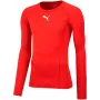 Puma Liga Baselayer Tee LS Herren rotes Langarm-Shirt