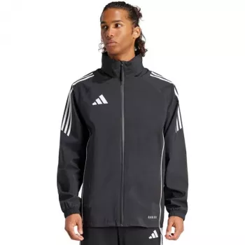 adidas Tiro 24 Rain Herren Fußball Regenjacke Schwarz/Weiß L