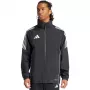 adidas Tiro 24 Rain Herren Fußball Regenjacke Schwarz/Weiß L