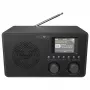 Reflexion HRA1824DAB+ DAB+ & FM Radiowecker mit Bluetooth, Dual-Alarm, Holzgehäuse - Schwarz