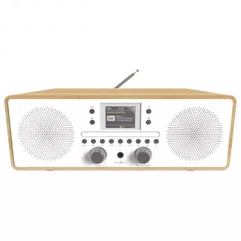 Reflexion HRA21DAB+ Weiß DAB+ FM Unterbauradio mit CD-Player, Doppelalarm, Fernbedienung