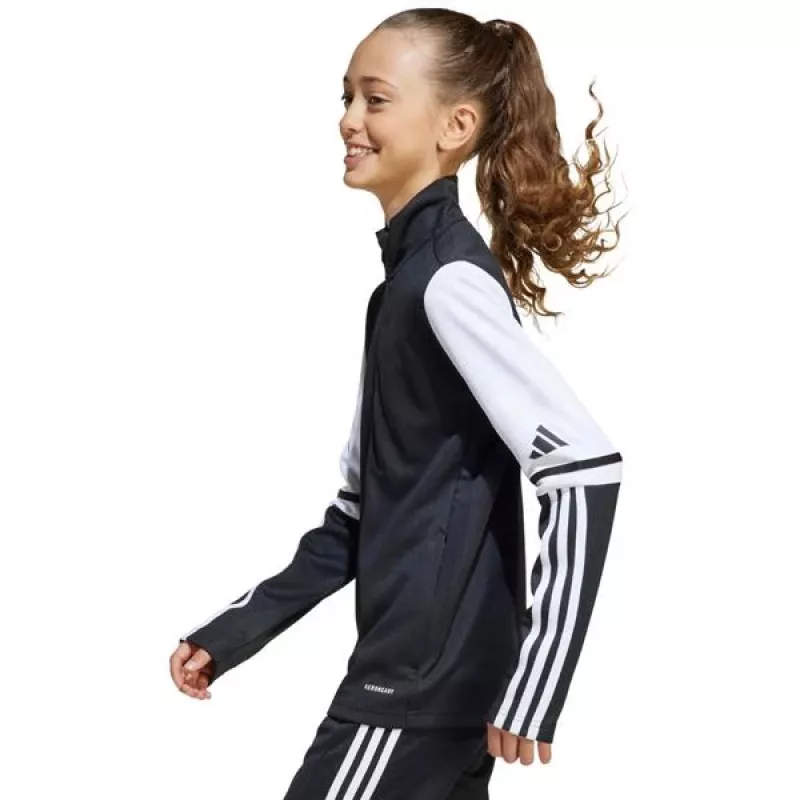 adidas Squadra 25 Hoody Kinder Schwarz/Weiß 116cm