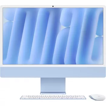 Apple iMac 24 Zoll Blau M4 10-Core CPU 1TB SSD Nano-Texturglas mit Touch ID