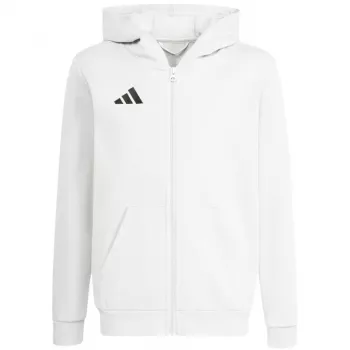 adidas Entrada 26 Full Zip Hoodie Kinder Weiß KH1783 140cm
