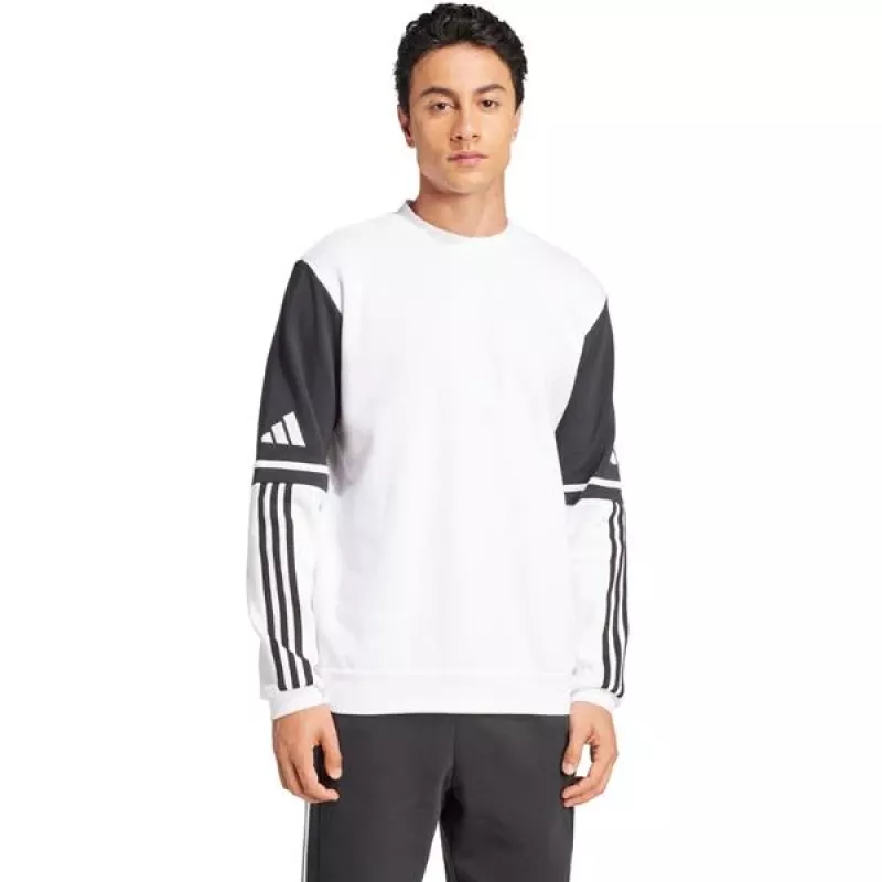 adidas Squadra 25 Sweat Crew Herren-Sweatshirt Weiß/Core Black Größe L