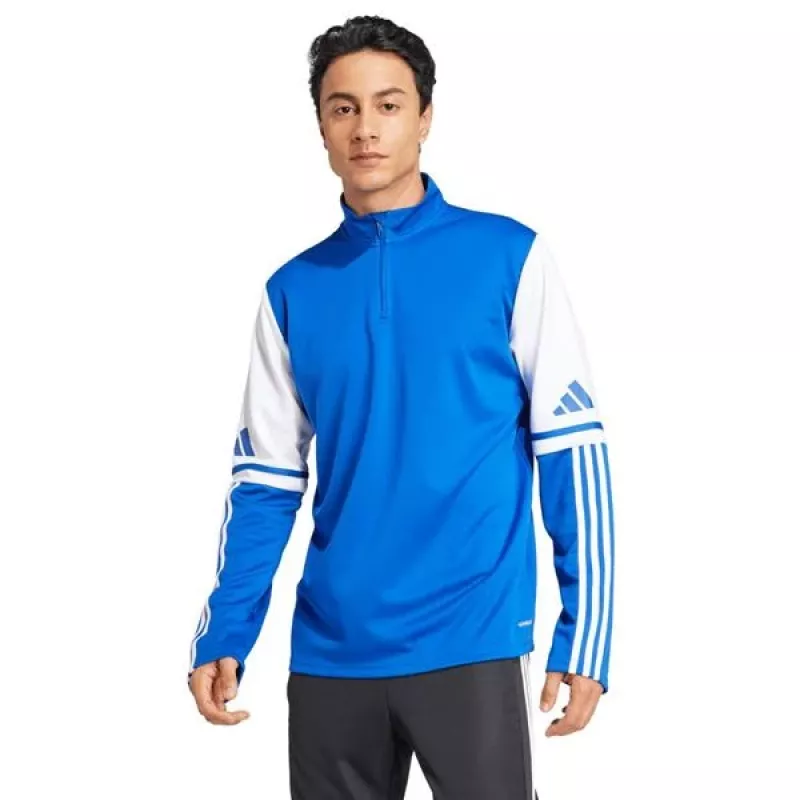 adidas Squadra 25 Herren-Trainingsshirt Blau/Weiß Größe S