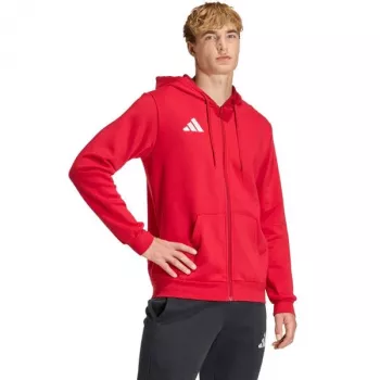 adidas Entrada 26 Full-Zip Hoody Herren Team Power Red/Weiß M