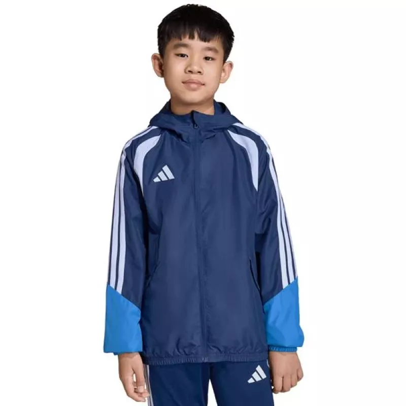 adidas Tiro 26 Competition All Weather Kinderjacke Blau 152 cm