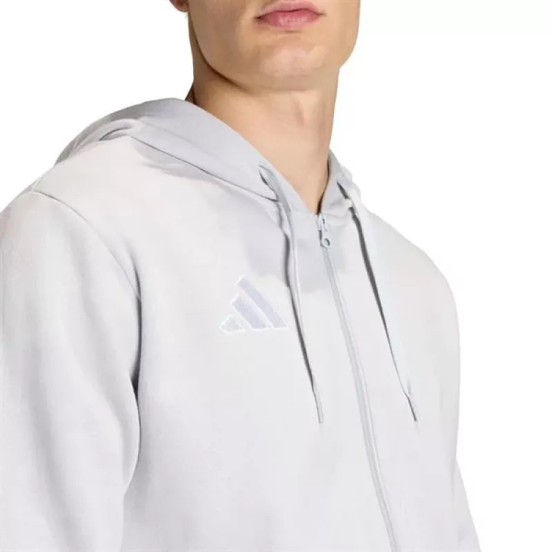 adidas Entrada 26 Full Zip Hoody Herren Grau L