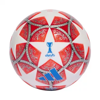 adidas Damen UCL 25/26 Final League Fußball Größe 4 Weiß/Rot JW1326
