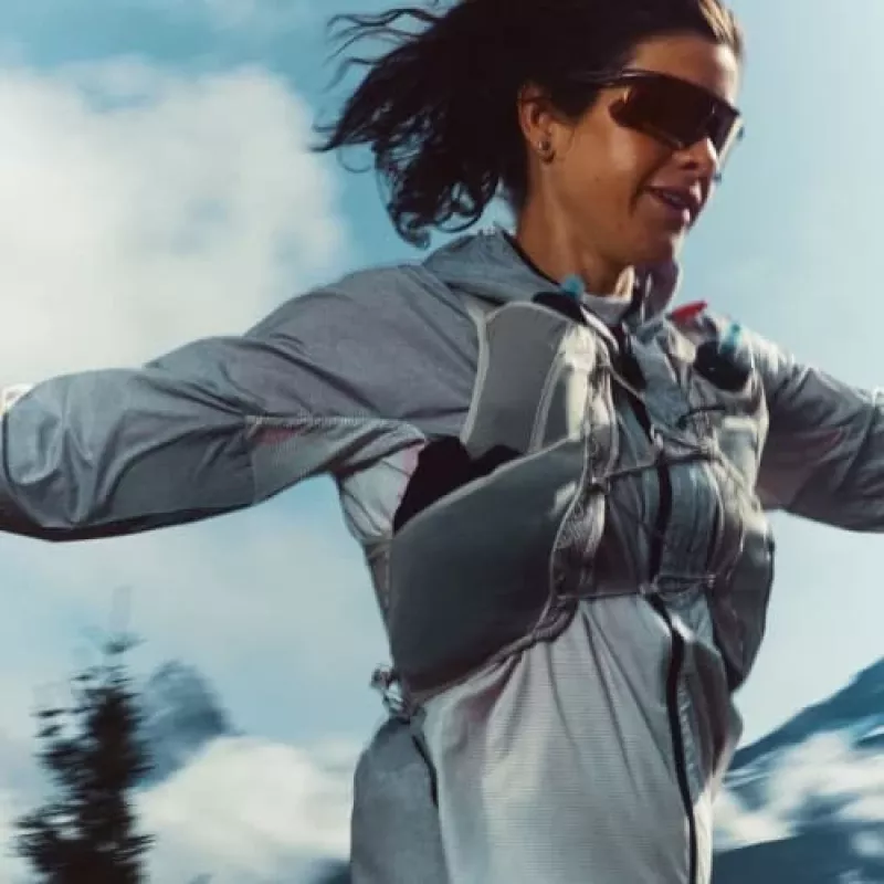 adidas TERREX Xperior CLIMA365 Light Windweave Jacke Damen - Schwarz/Weiß, Größe M