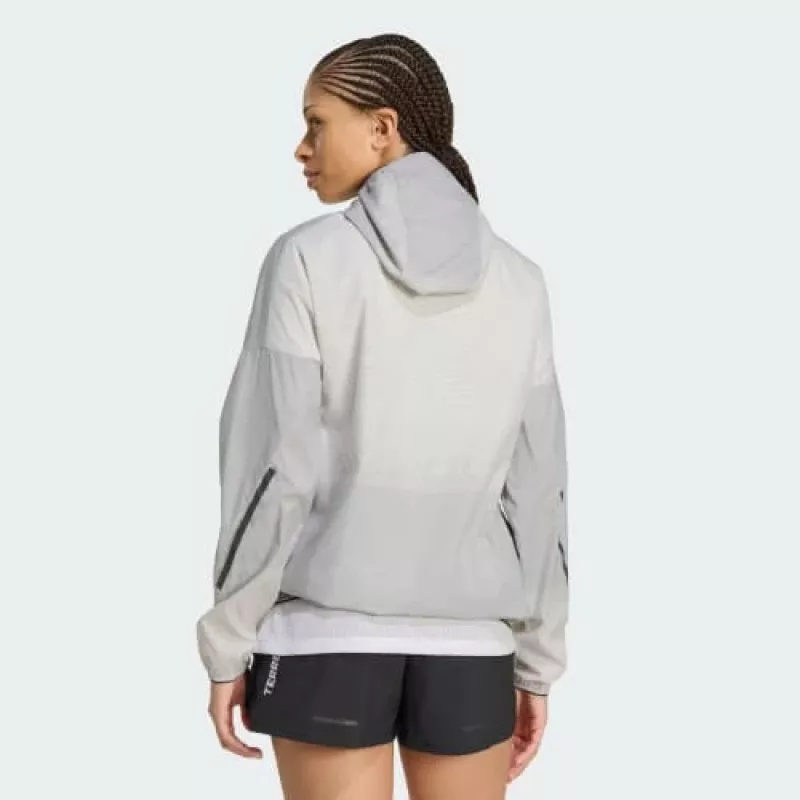 adidas TERREX Xperior CLIMA365 Light Windweave Jacke Damen - Schwarz/Weiß XS