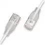 WANTEC eGlow UTP CAT6a Patchkabel, 0,5 m, Weiß