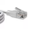 WANTEC eGlow UTP CAT6a Patchkabel, 0,5 m, Weiß