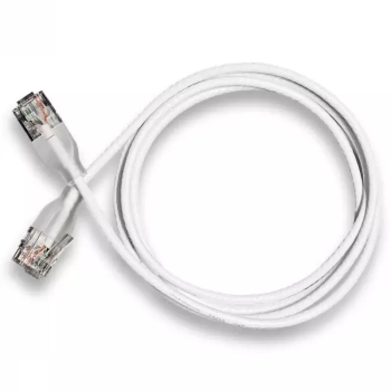 WANTEC eGlow UTP CAT6a Patchkabel, 0,5 m, Weiß
