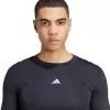adidas Techfit Langarm-Trainingsshirt Herren Schwarz S