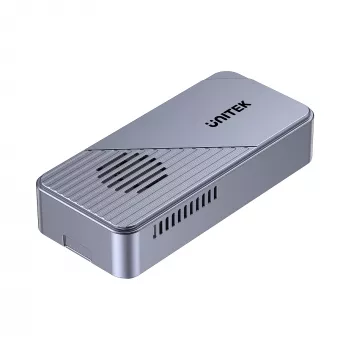 UNITEK USB4 M.2 NVMe SSD-Gehäuse mit aktiver Kühlung, 80Gbps, werkzeuglos, Aluminium, USB-C