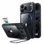 ESR Classic Hybrid Kickstand MagSafe Hülle für iPhone 17 Pro / 18 Pro Klar/Schwarz