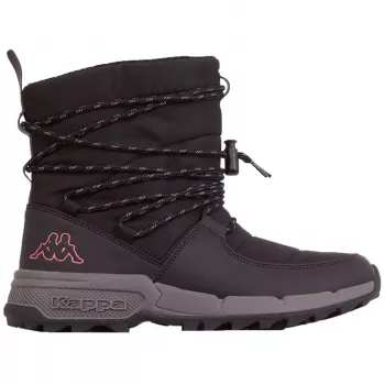 Kappa Numar Damen Freizeitsneaker Schwarz EU 38 - Synthetik & Textil Schnürung