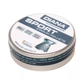 DIANA Sport 4,5 mm Diabolos, 500 Stück