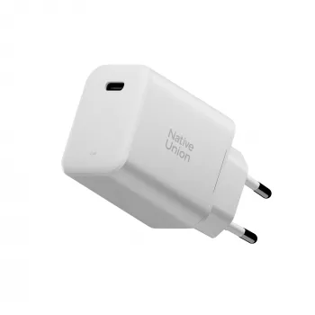 Native Union Fast GaN Charger 45W PD USB-C Wandladegerät - Weiß (EU)