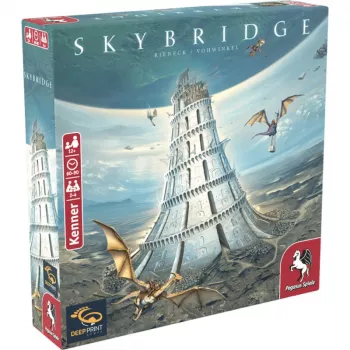 PEGASUS Deep Print Games: Skybridge - Strategiespiel für 2-4 Spieler, ab 10 Jahren, 60-90 Minuten, Städtebau- und Netzwerkmechaniken, mehrsprachig (EN/DE)