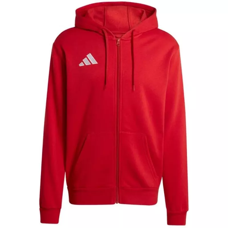 adidas Entrada 26 Full-Zip Hoodie Herren Rot L