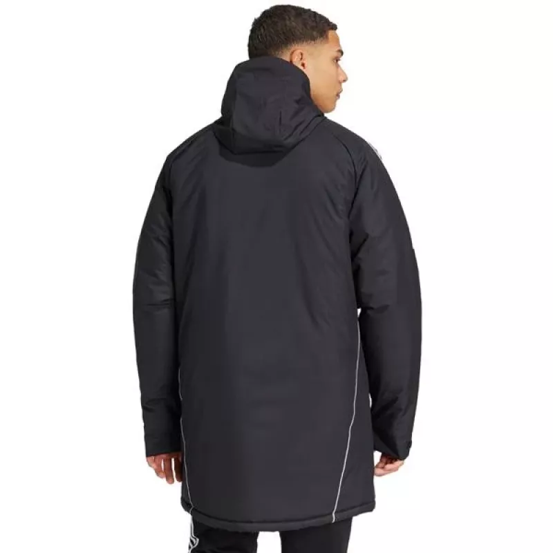 adidas Tiro 24 Stadium Parka Herren Schwarz/Weiß Größe M