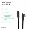 ShiverPeaks USB-C-Verlängerungskabel USB-C/C 3.2 PD 90° - Kabel - Digital/Daten
