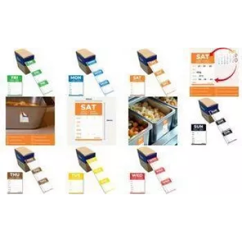 Avery SUN Day Labels Removable 40 x 56 mm Schwarze Beschriftungsfelder Abgerundete Ecken 500 Etiketten