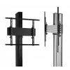 B-TECH AV SYSTEM X - Universeller Bodenständer für Flachbildschirme (VESA 600 x 400) - 1,8 m