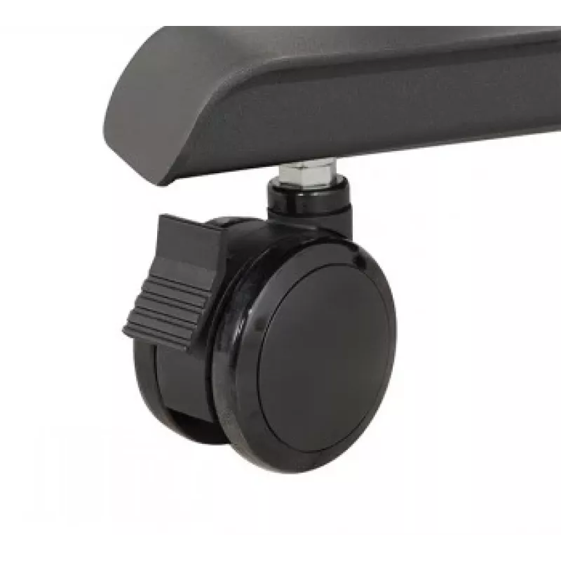 B-TECH AV SYSTEM X - Universeller Niedrigprofil-Flachbildschirm-Rollwagen (VESA 600 x 400) - 0,75 m, Ø50 mm Säulen