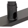 B-TECH AV SYSTEM X - Universeller Niedrigprofil-Flachbildschirm-Rollwagen (VESA 600 x 400) - 0,75 m, Ø50 mm Säulen