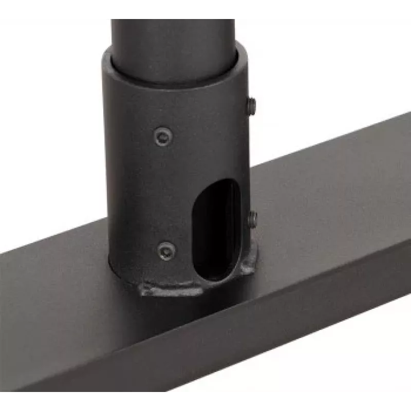 B-TECH AV SYSTEM X - Universeller Niedrigprofil-Flachbildschirm-Rollwagen (VESA 600 x 400) - 0,75 m, Ø50 mm Säulen