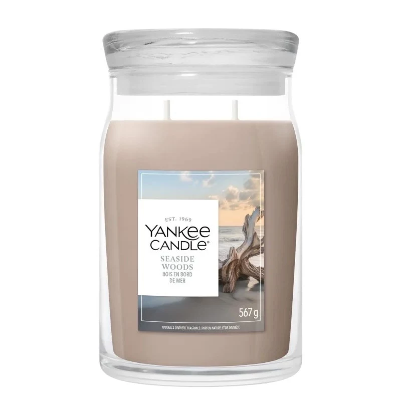 Yankee Candle Signature Seaside Woods Duftkerze im großen Glas 567 g