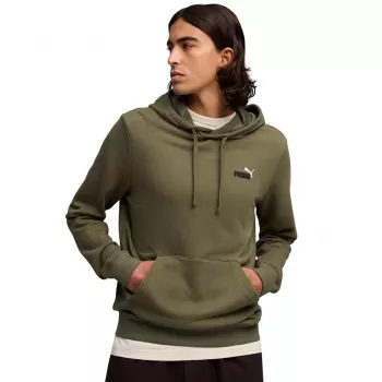 Puma ESS 2 Color Small No.1 Logo Hoodie Olive Herren Größe M