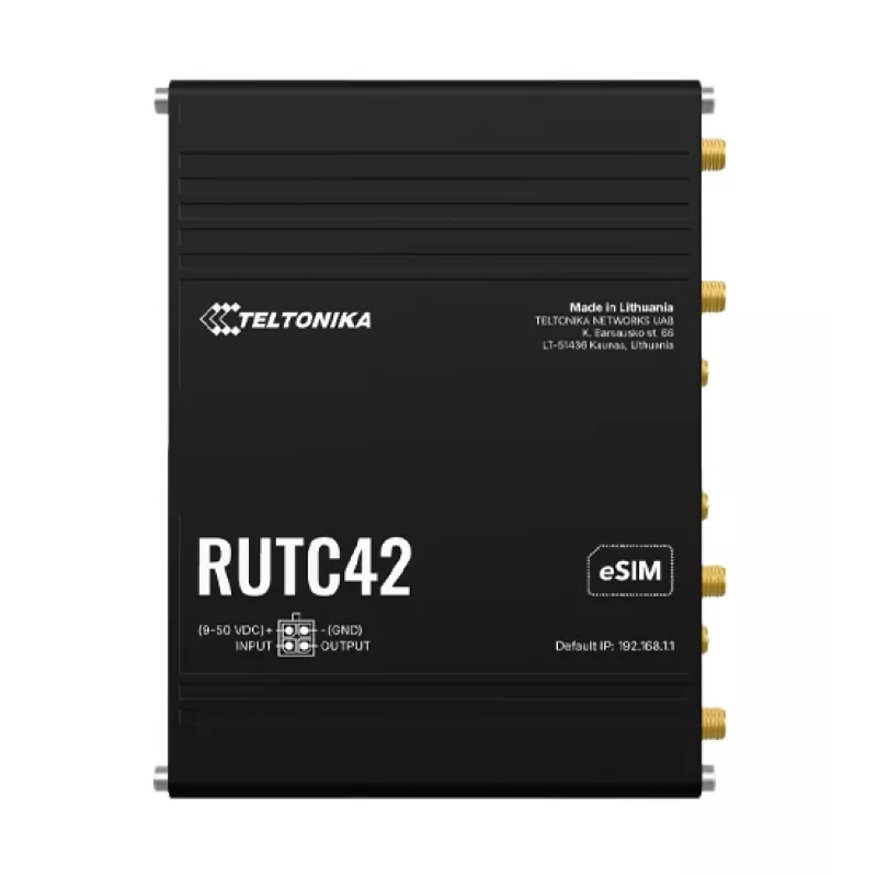 Teltonika Networks RUTC42 (UK) 4G/Wi-Fi 6 Dual-Band Industrie-Router