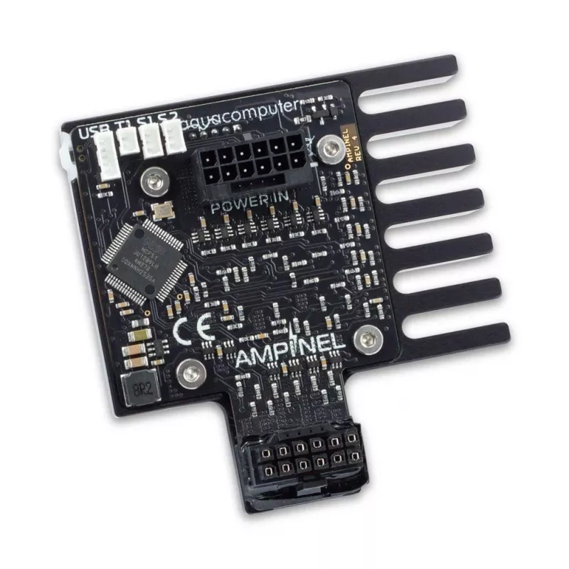 Aqua Computer AMPINEL 12V-2x6 Grafikkarten-Stromversorgungsmanagement, 650 W, OLED, RGBpx - Typ B
