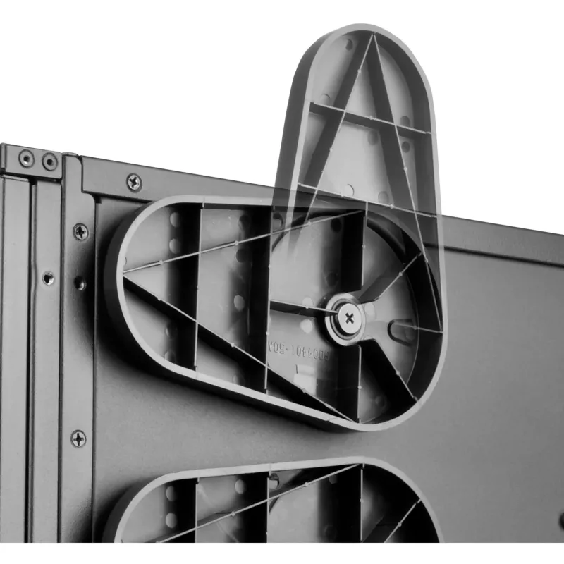 SilverStone RAC-CF4-440 4-Kanal-Lüftersteuerung, 5,25-Zoll-Schacht, 30W pro Kanal, Schwarz