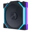 Lian Li UNI FAN SL FLEX Wireless ARGB 120 mm PWM Gehäuselüfter - 3er-Pack, Schwarz, Reverse Blade