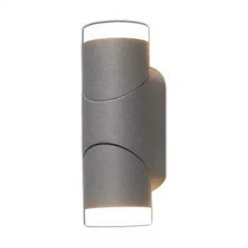 Sano LED-Wandleuchte mit Sensor, 2x6W, IP65