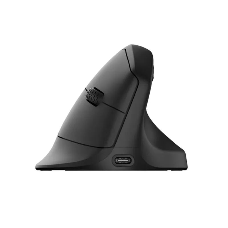 Keychron M5-A29 Vertikale PixArt 3311 1K Schwarz Ergonomische Kabellose Gaming-Maus